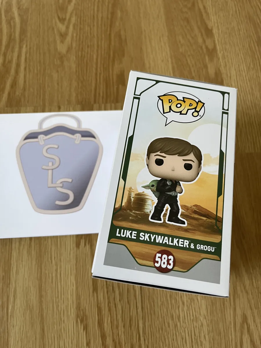 Funko Pop Star Luke Skywalker & Grogu 583