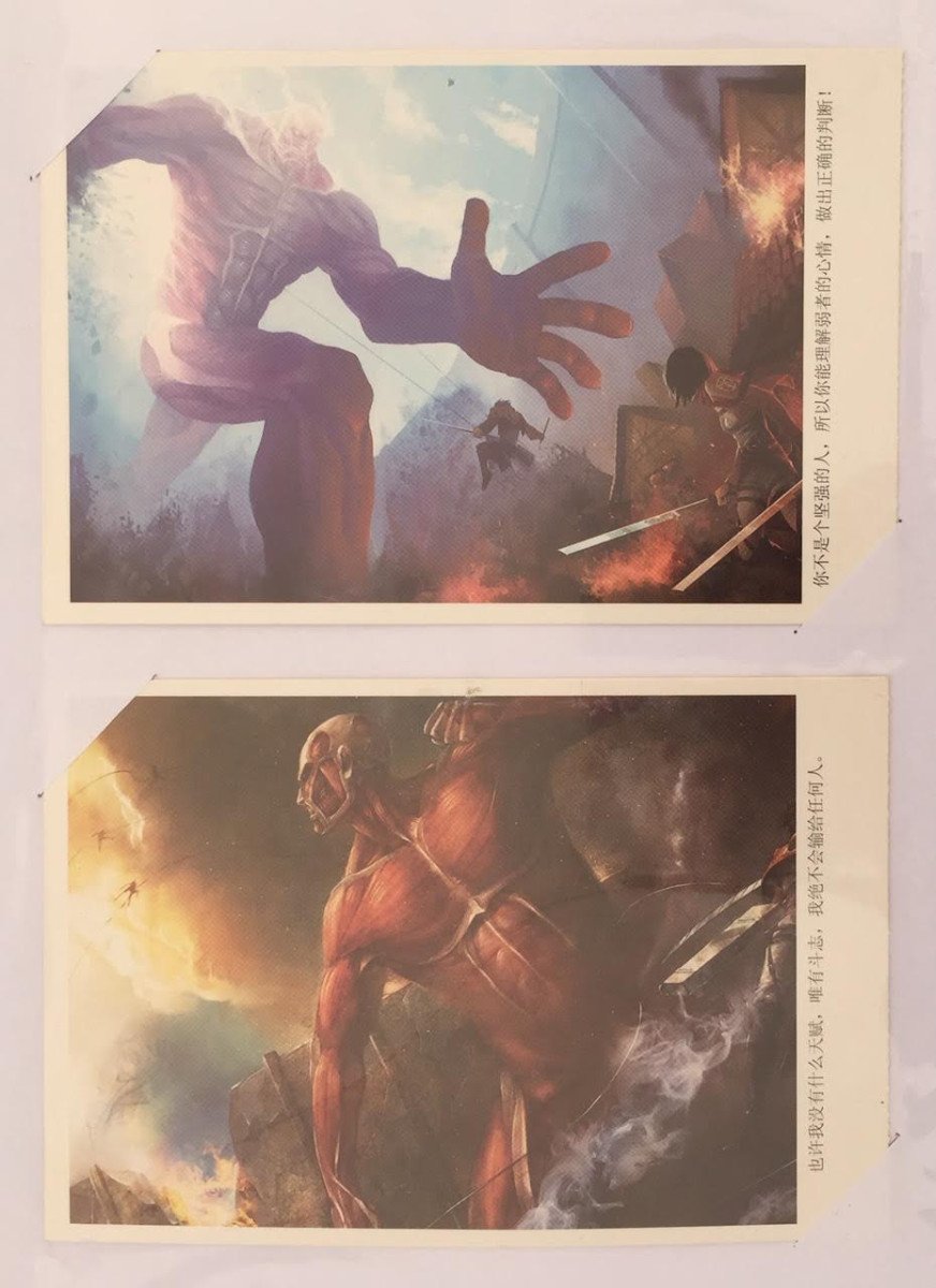 Carte Manga Seinen L'attaque des titans SNK Collection