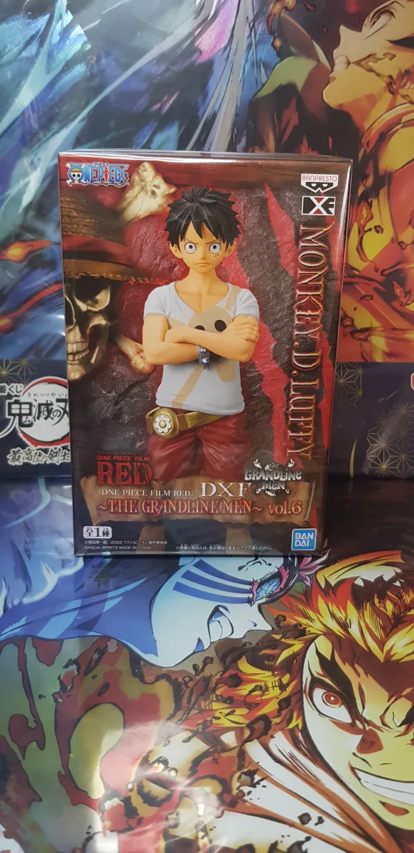 Figurine One Piece - Film Red DXF The Grandline Men vol 6 - Monkey D Luffy
