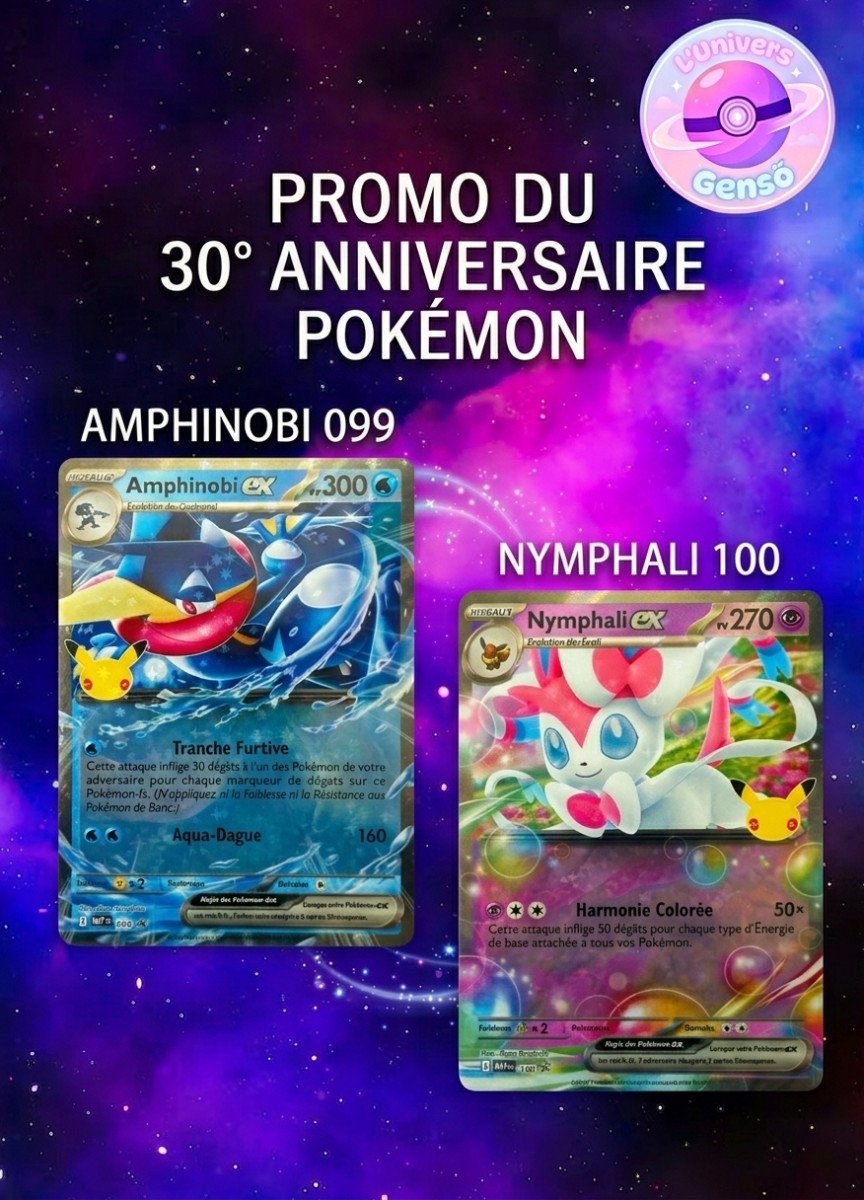 Amphinobi 099 Et Nymphali 100 - 30° anniversaire Promo