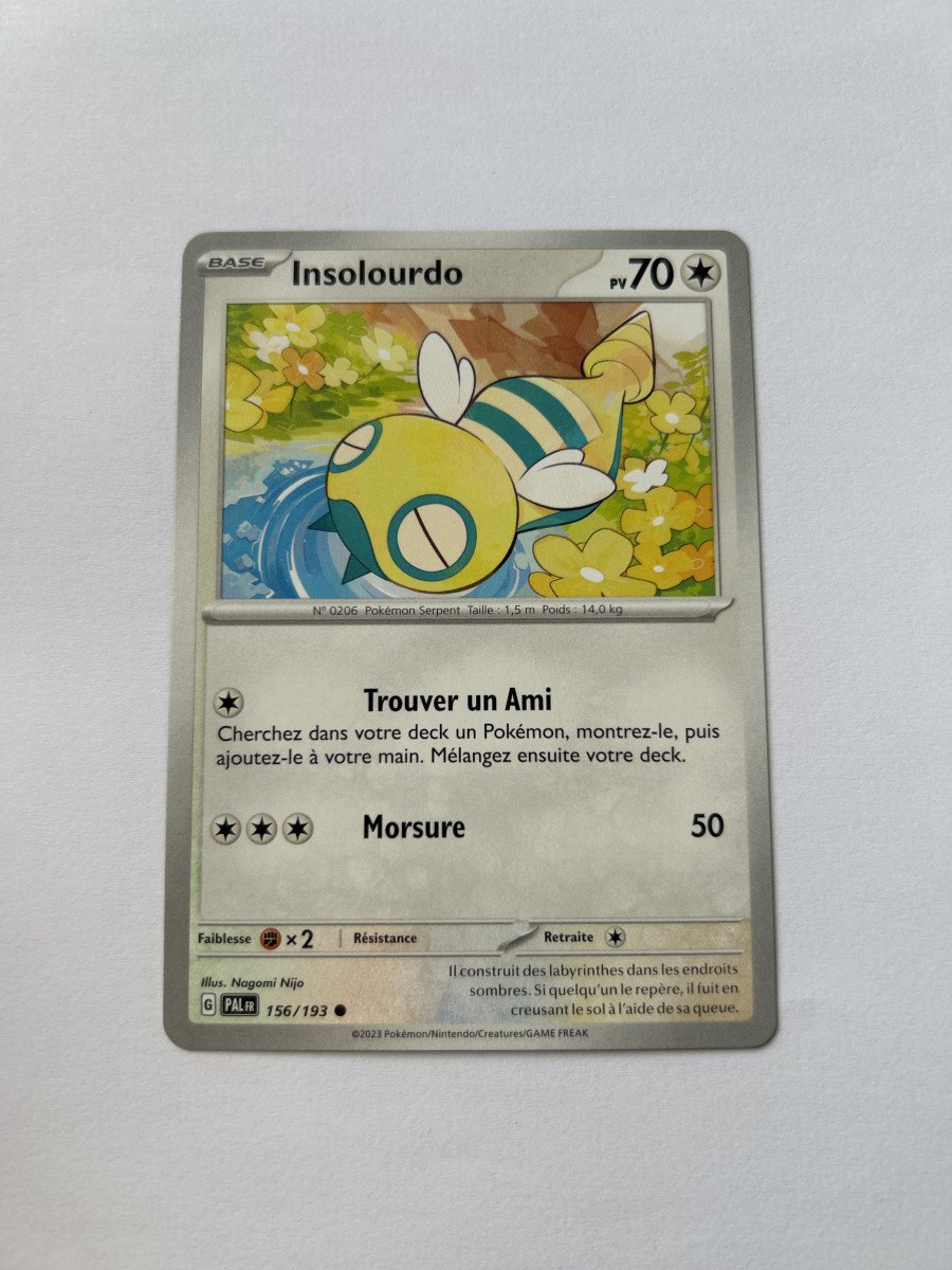 Insolourdo 156/196 - Evolution à Paldea