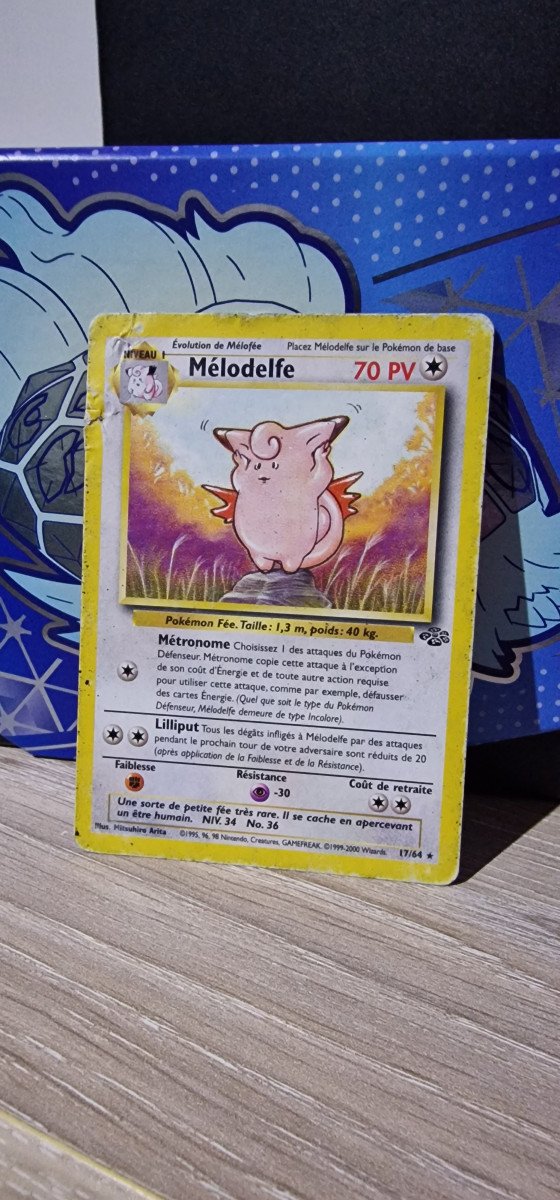 Carte Pokémon Mélodelfe Jungle