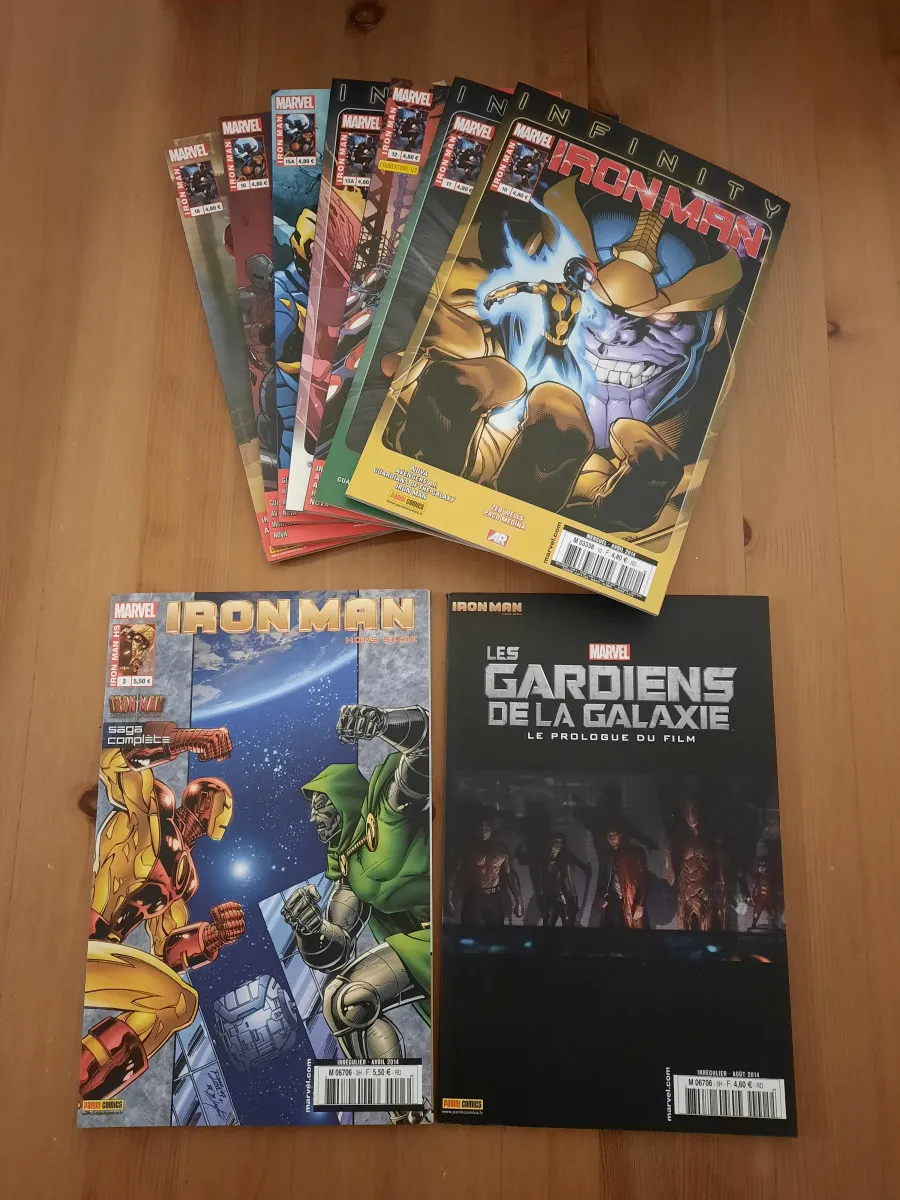 Lot 9 Comics - Iron Man - Excellent état