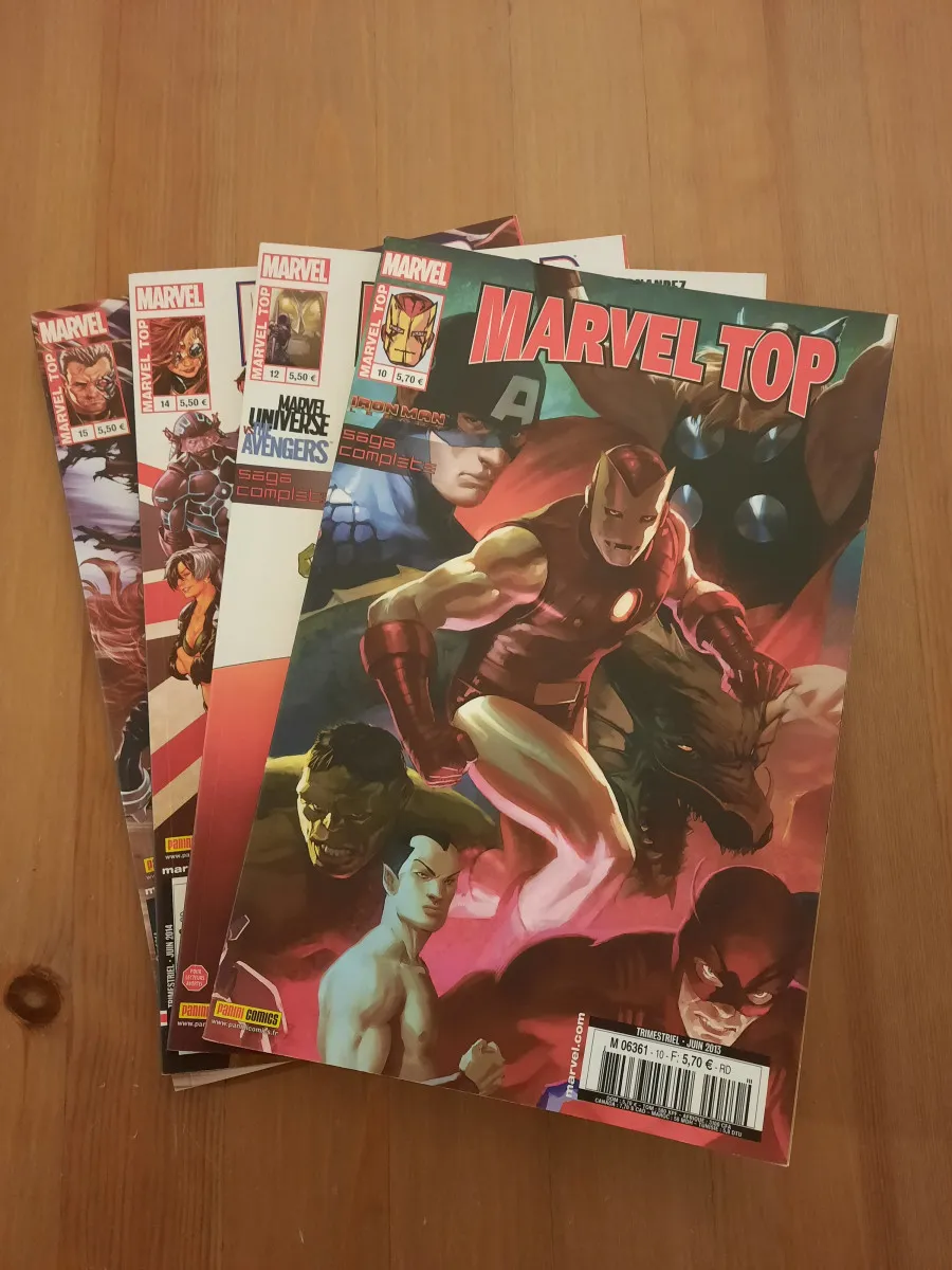 Lot 4 Comics - Marvel Top - TBE