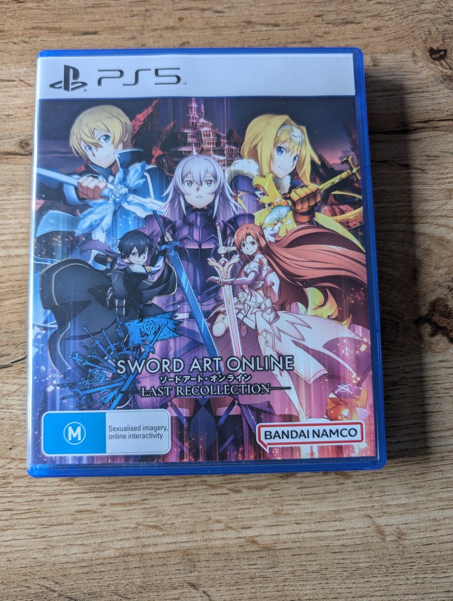 Sword art online Last Recollection PS5