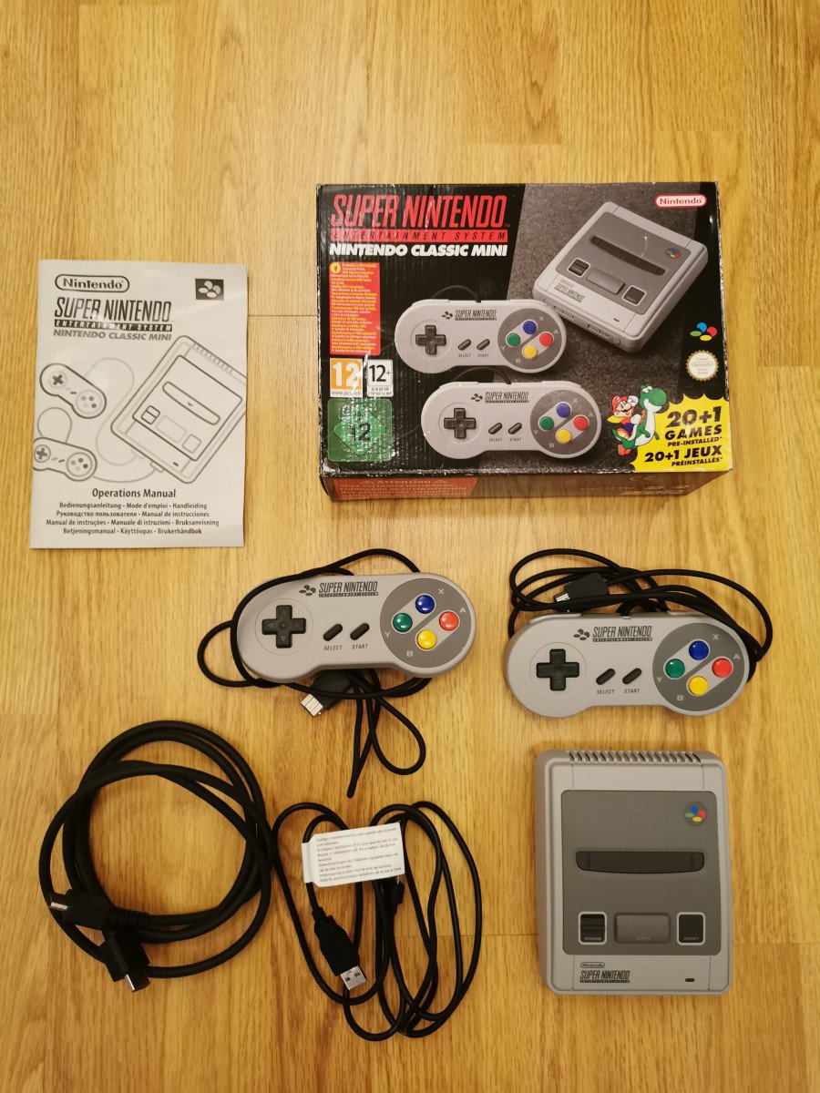 Super Nintendo Classic Mini plus de 21 jeux d'origine avec 250 jeux au total 🕹️🎮