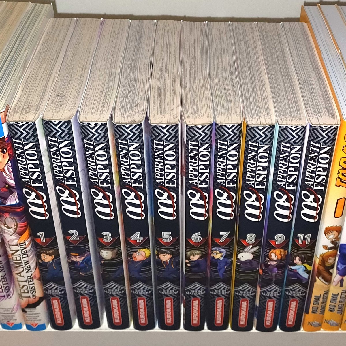 008 Apprenti Espion : 10 tomes (sur 19)