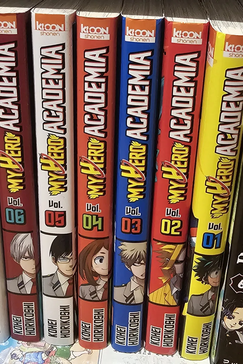 Lot mangas My Hero Academia tomes 1 à 6