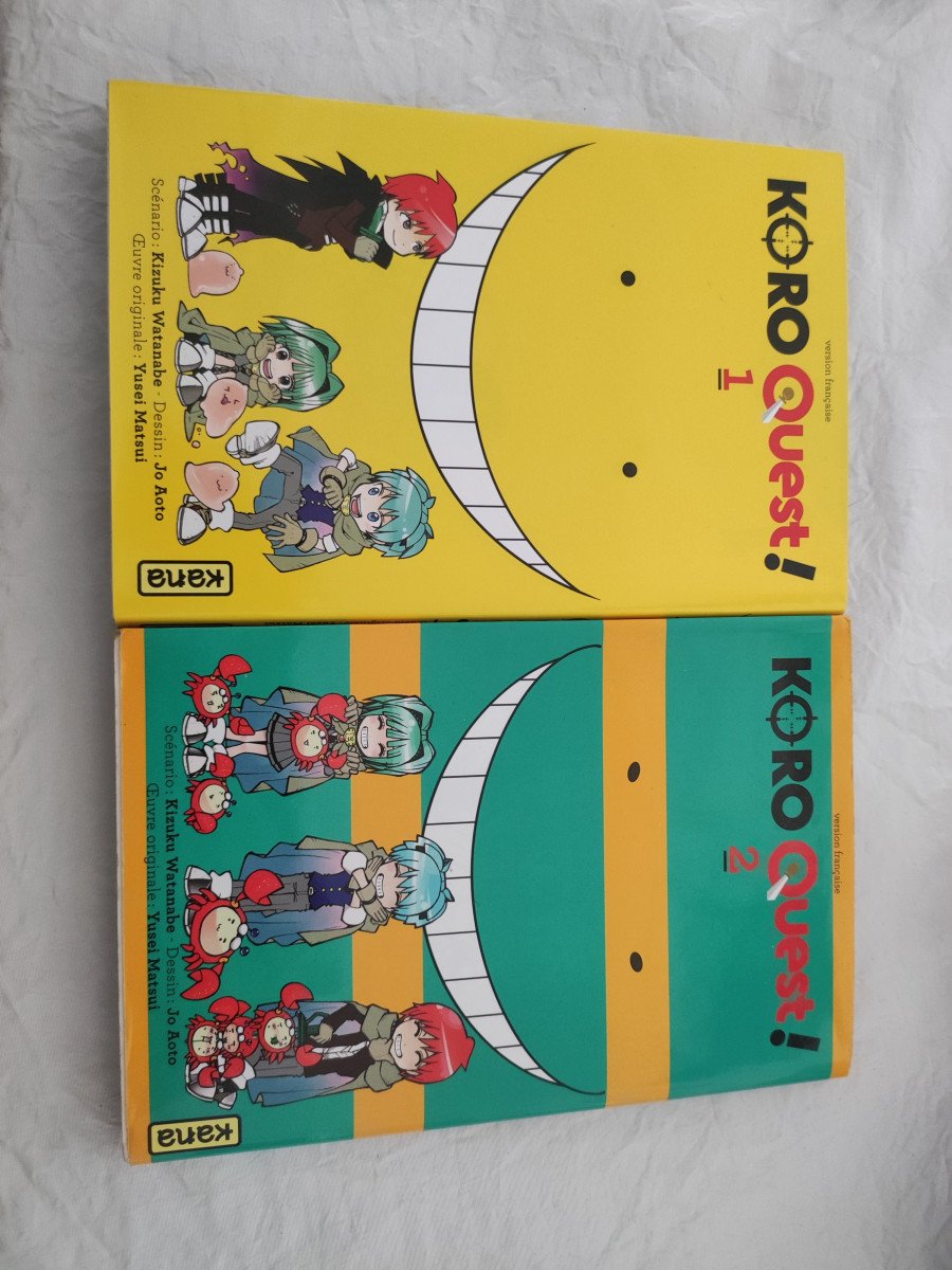 Deux premiers tomes de Koro Quest