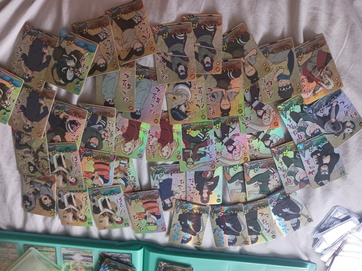 Lot de carte naruto