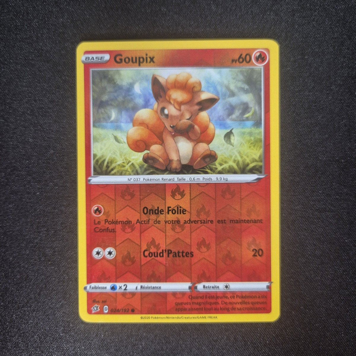 Carte Pokemon : Goupix - Clash des Rebelles