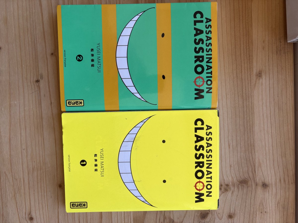 Mangas assasination classroom tome 1 et 2