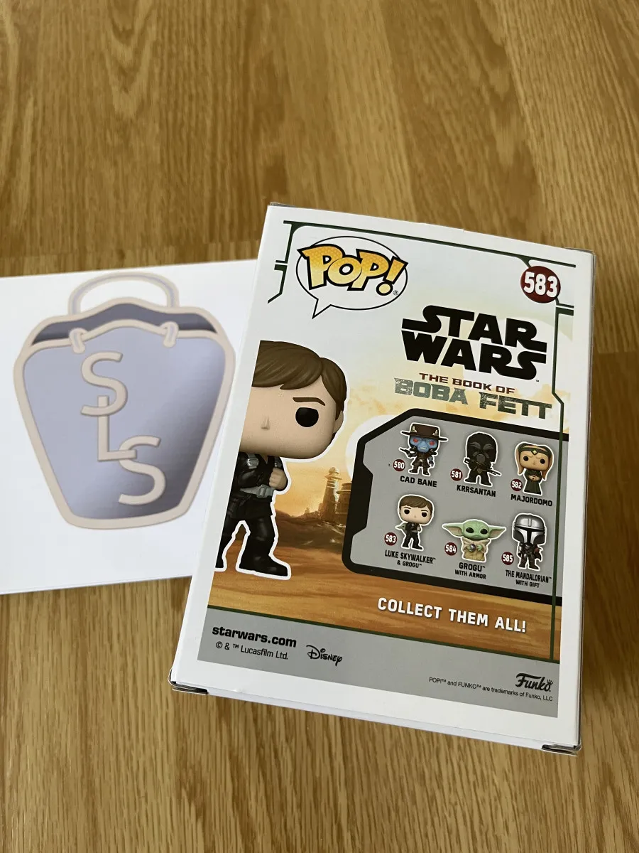 Funko Pop Star Luke Skywalker & Grogu 583
