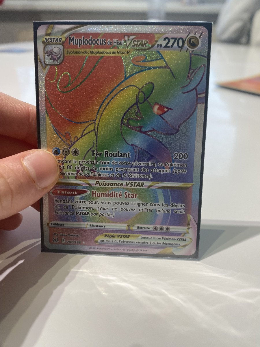 Muplodocus de Hisui Vstar rainbow