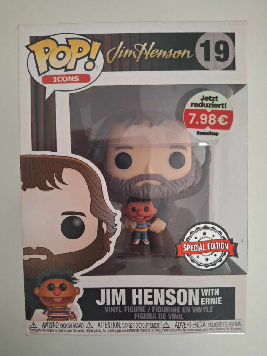 👉 Funko Pop Jim Henson with Ernie #19