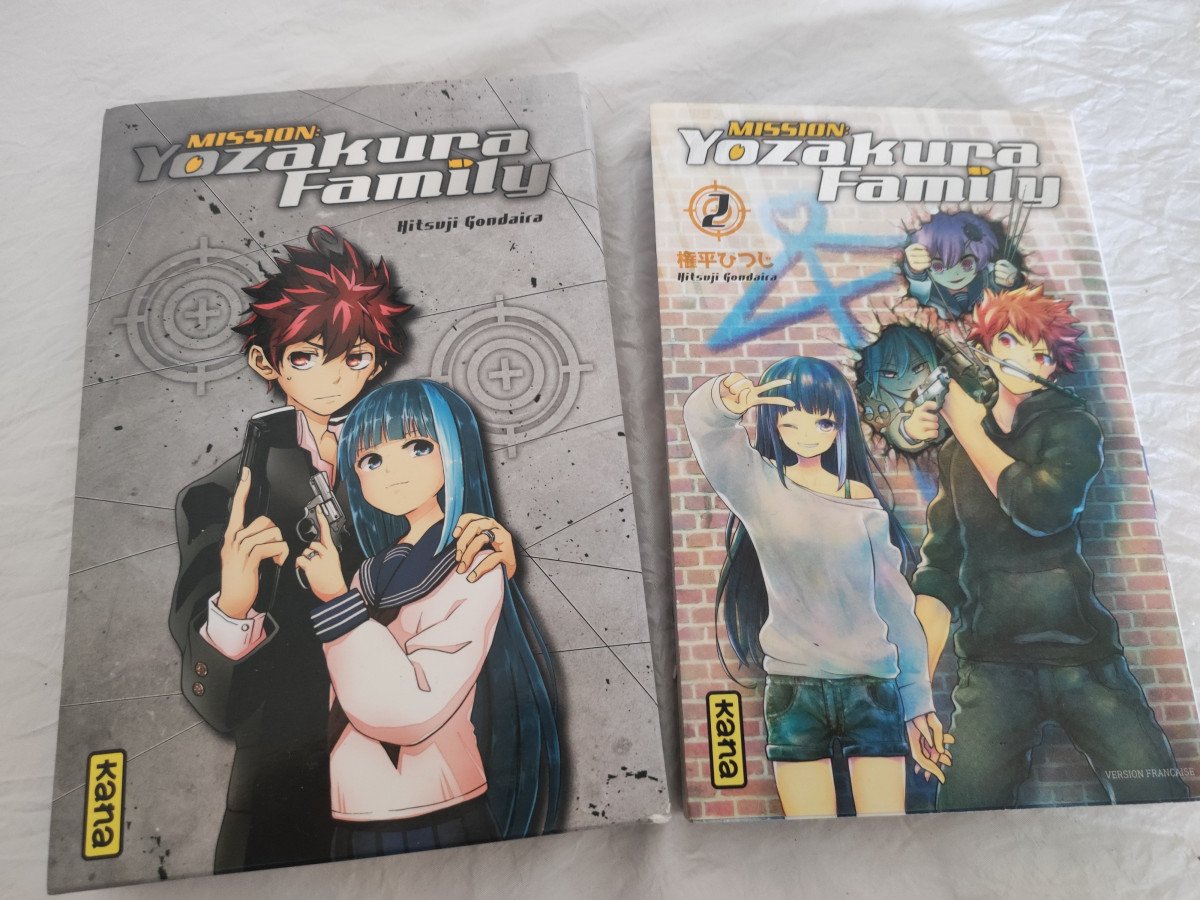 Tome 1 et 2 de Yozakura Family