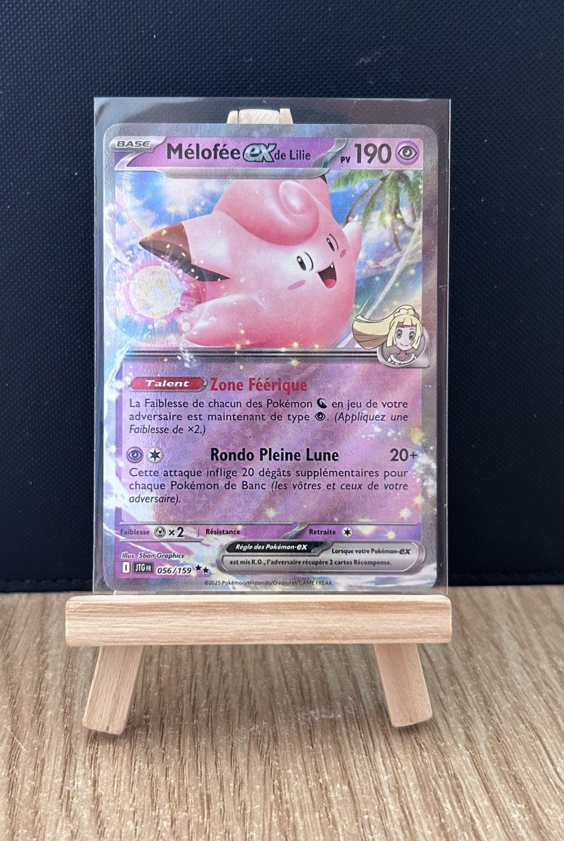 Carte Pokémon - Mélofée EX de Lilie 56/159 - Aventure Ensemble
