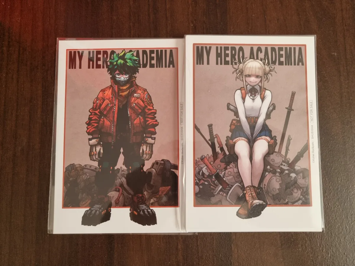 Lot Carte Promotionnel My Hero Academia (2)