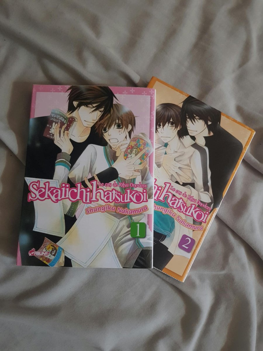 Lot Manga Sekaiichi Hatsukoi Tomes 1&2 | bon état
