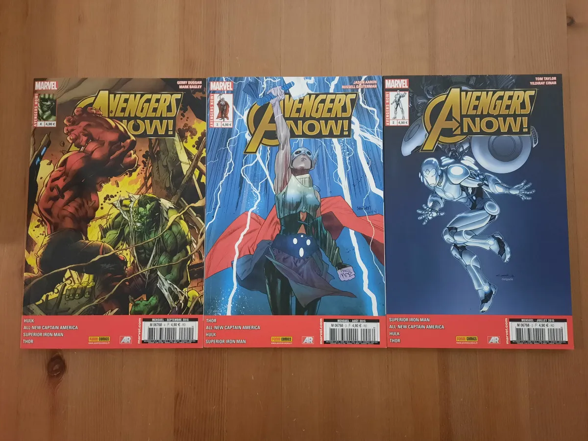 Lot 3 Comics - Avengers Now - TBE