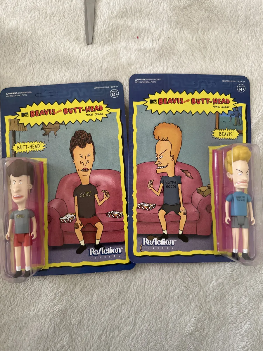 figurine beavis and butthead re action