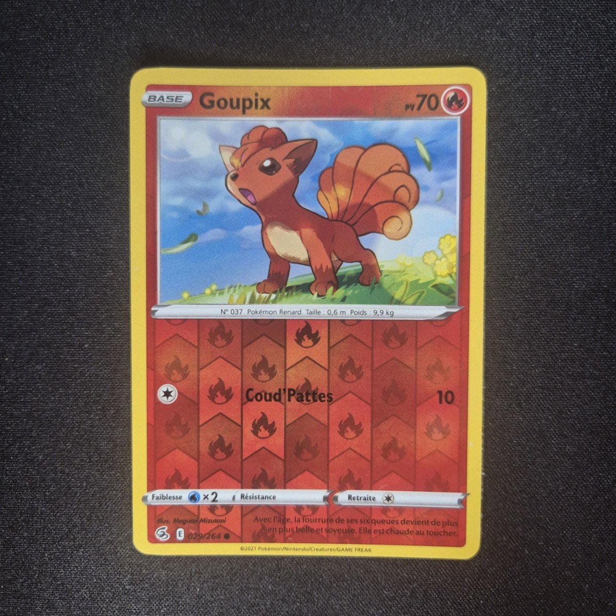 Carte Pokemon : Goupix - Poing de Fusion