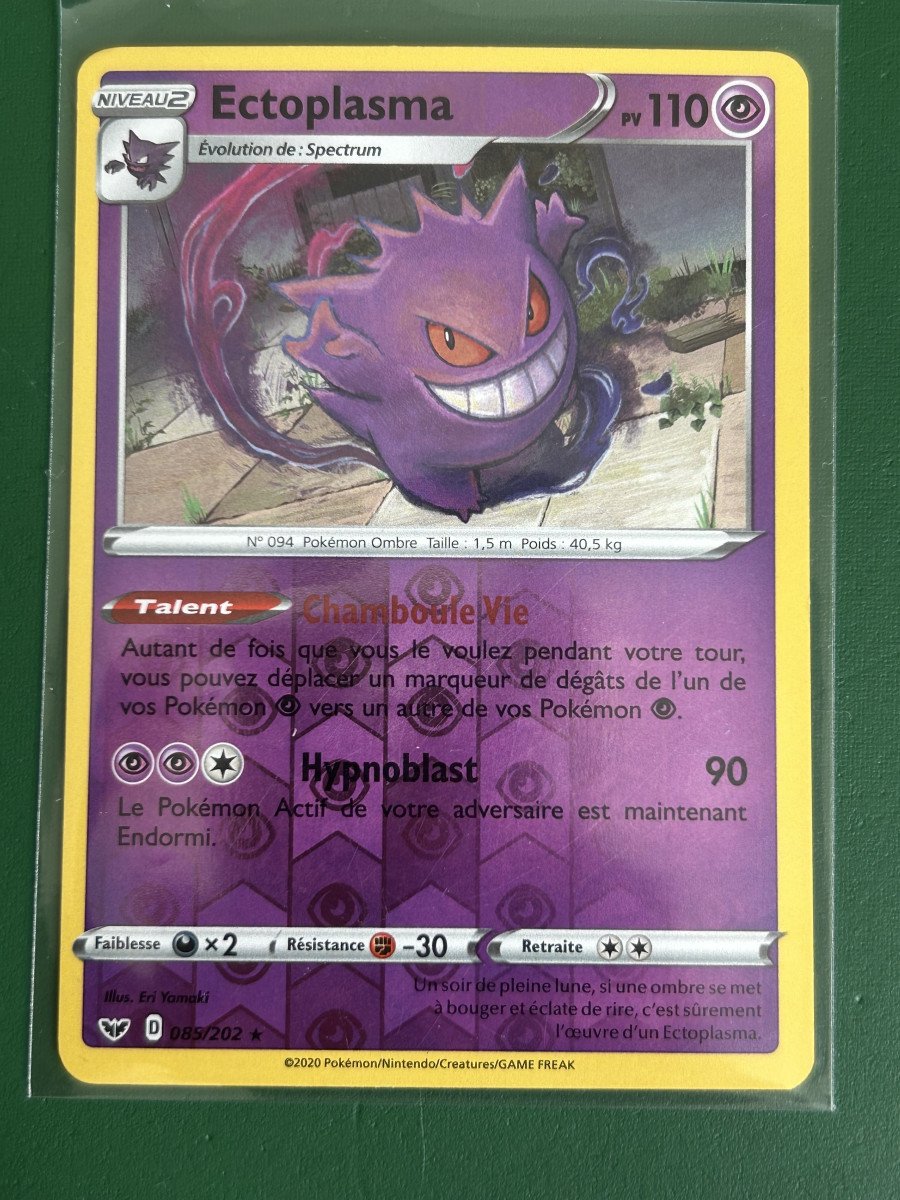 Carte Pokémon Ectoplasma Reverse 085/202 FR