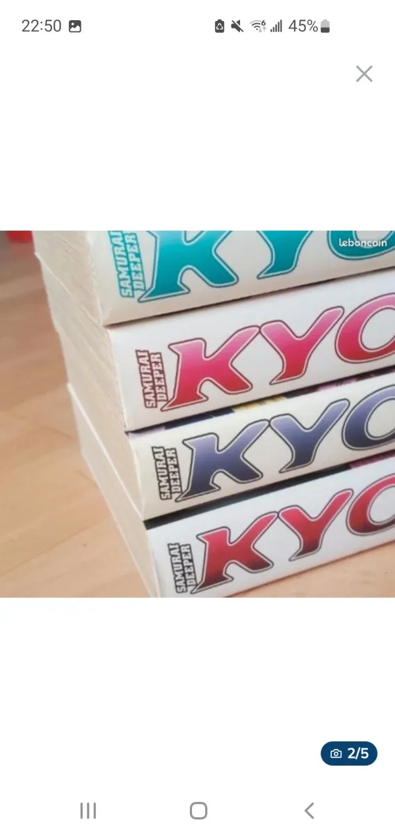 Lot édition double Samurai Deeper Kyo