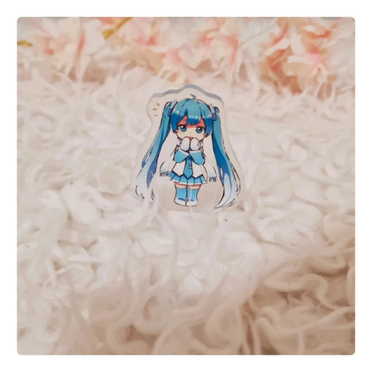 Figurine en plastique acrylique Hatsune Miku / Snow Miku Vocaloid