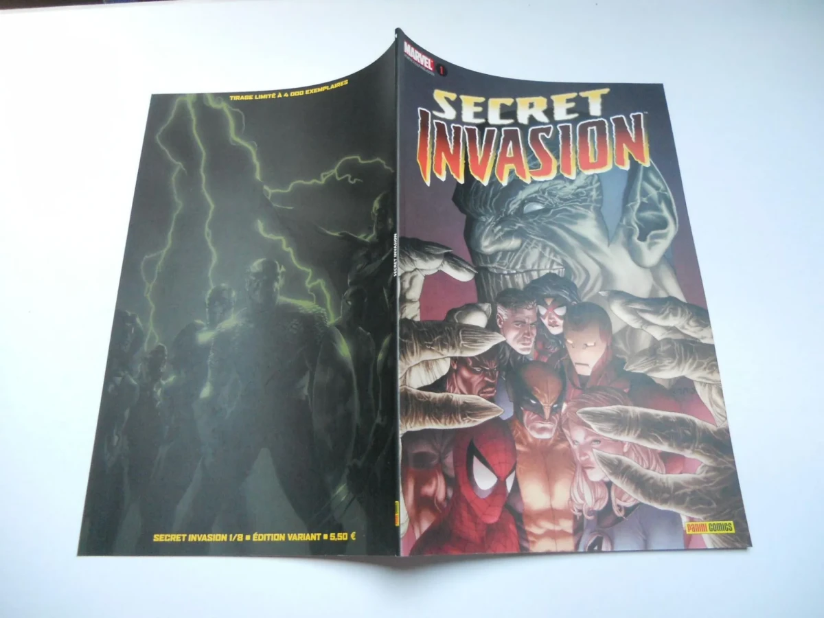 Secret Invasion Variant Cover N° 1  Panini Comics France - 01/02/2009 TBE