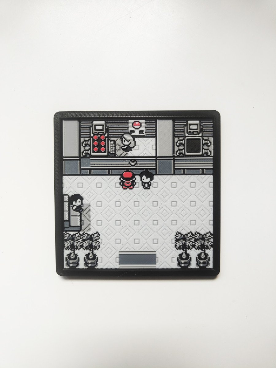 Plaque décorative centre Pokémon - jeux GameBoy 1G