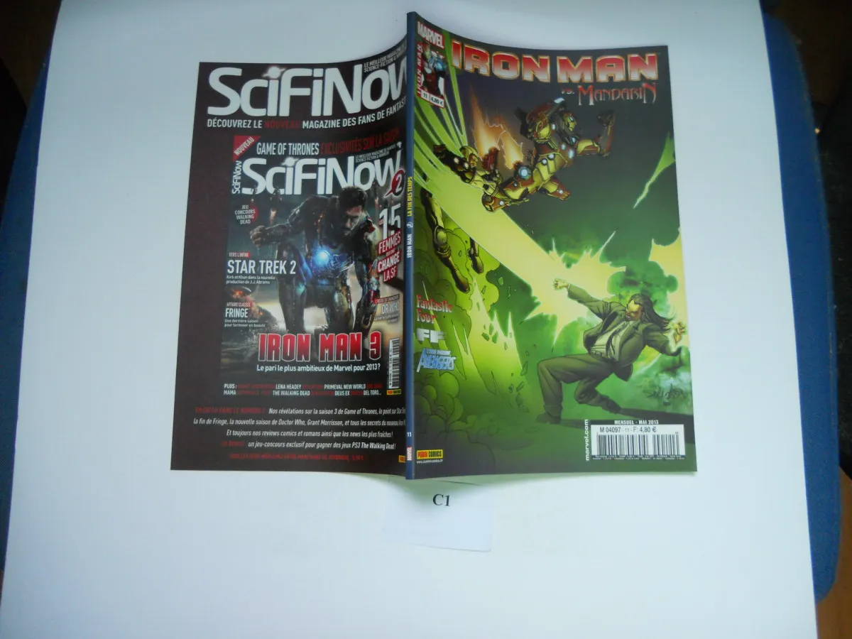 Iron Man N° 11 : " La Fin Des Temps " ( Iron Man + Fantastic Four + Fondation Du Futur + The New Avengers ) TBE C1