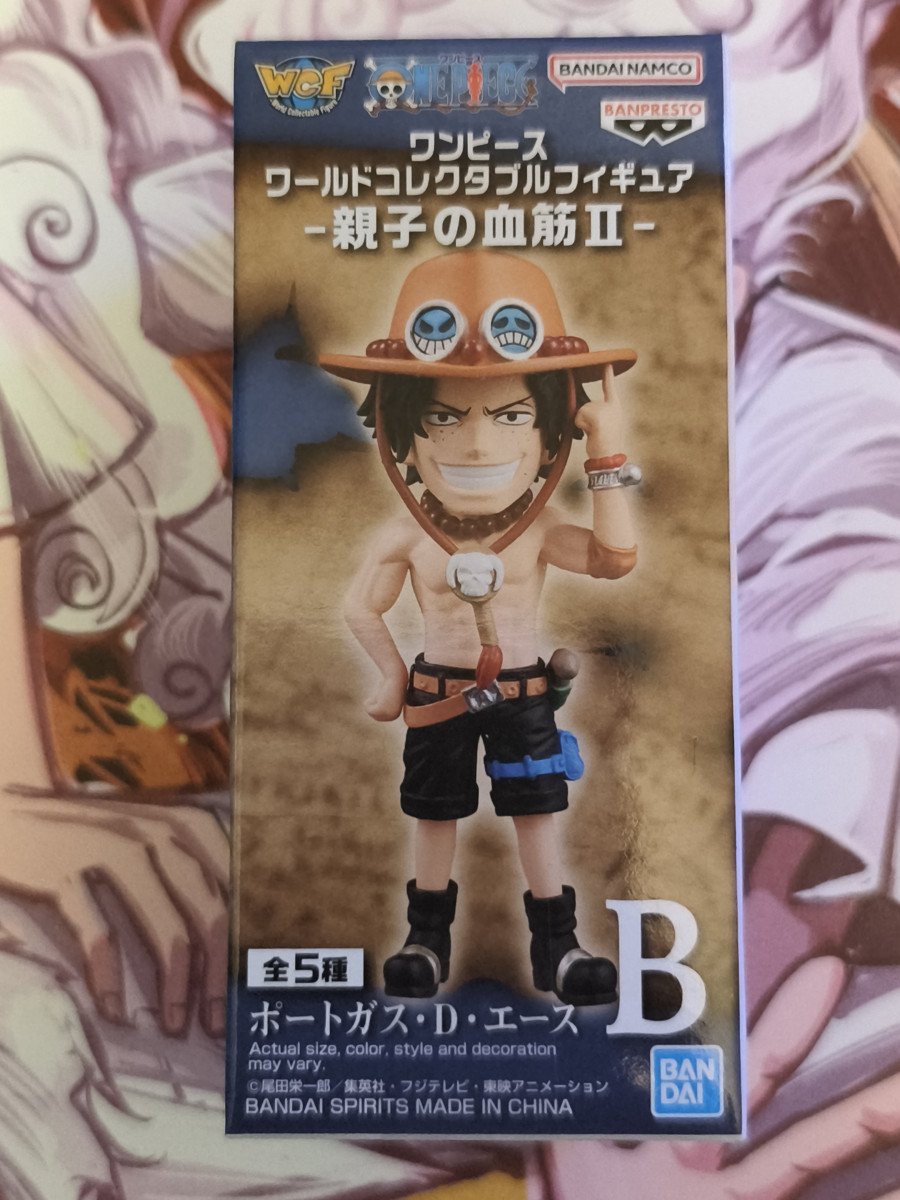 Mini figurine de Ace dans one piece