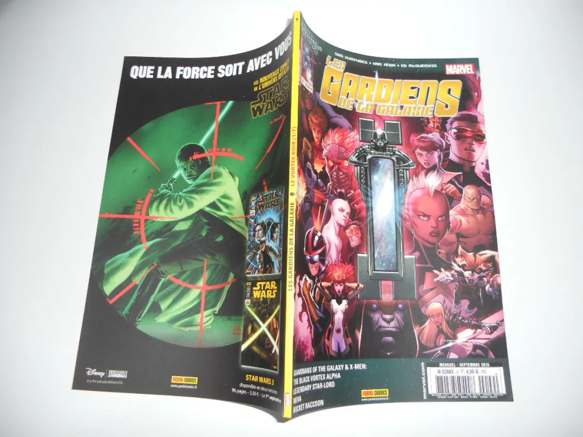 Les Gardiens De La Galaxie N° 9 ( Septembre 2015 ) -" Le Vortex Noir / Black Vortex " ( 1/7 ) Marvel Panini TBE