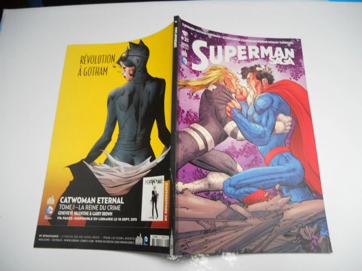 Superman Saga N° 21 ( Septembre 2015 ) : Superman + Batman / Superman + Action Comics + Superman / Wonder Woman + Supergirl TBE