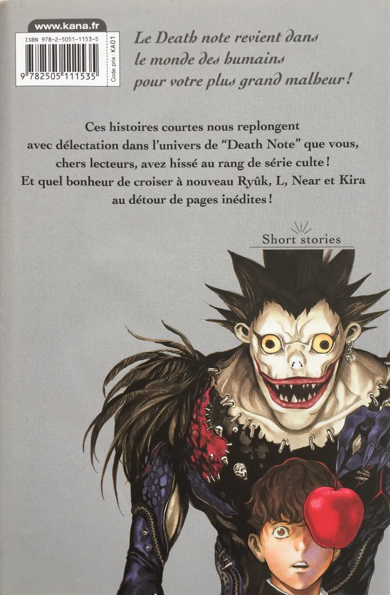 Manga Shonen One Shot Death Note Short Stories Dark Kana