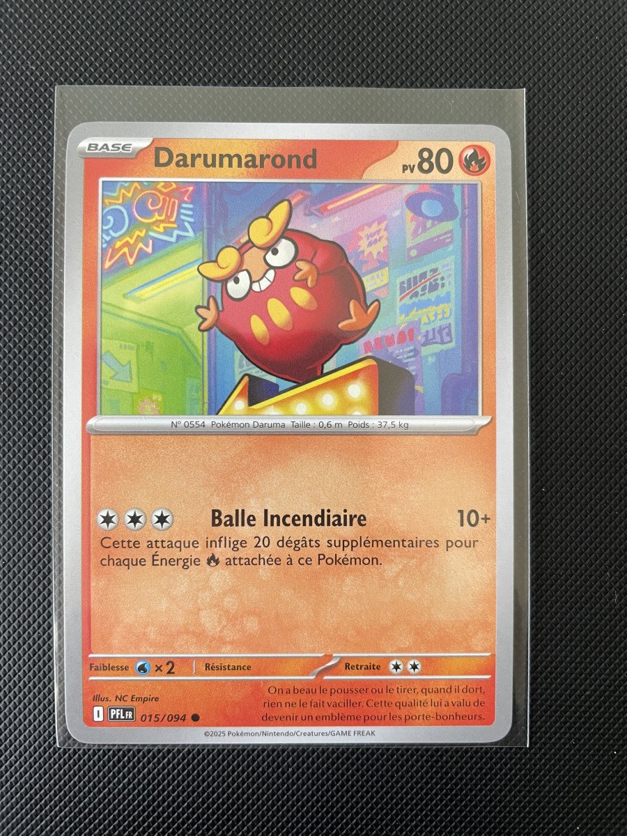 Carte Pokémon - DARUMAROND 015/094 - Flammes Fantasmagoriques