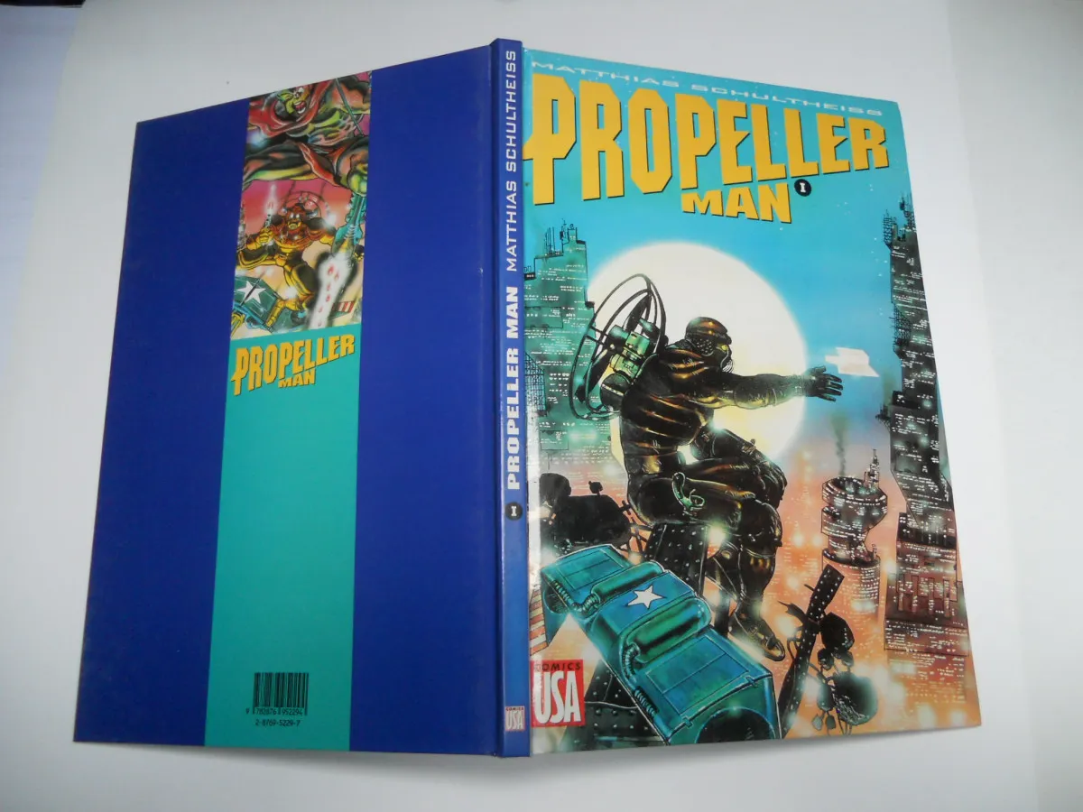 Edition Originale Comics Usa Propeller Man 1 Schultheiss 1994 En Francais Tbe