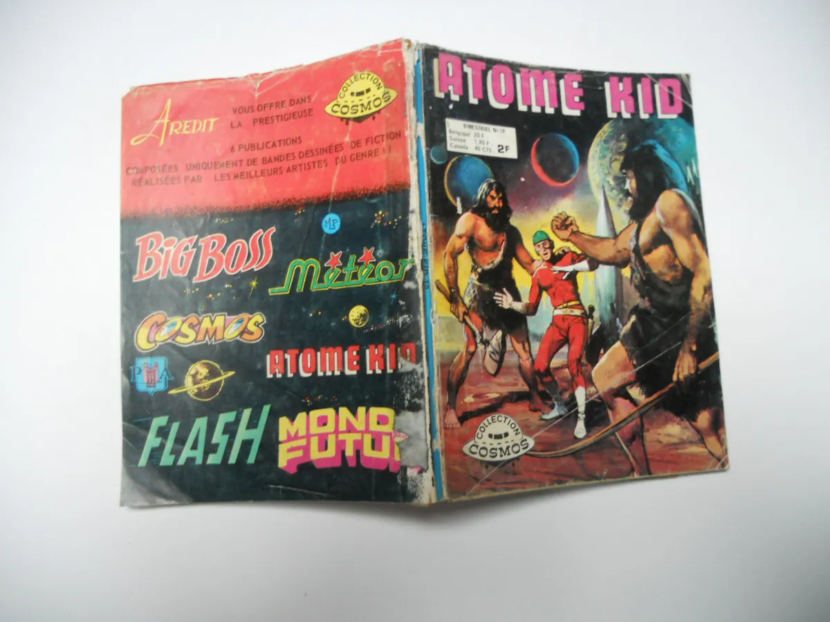 Atome Kid N° 19 : Bandes Dessinees Petit Format Artima pocket - 1970