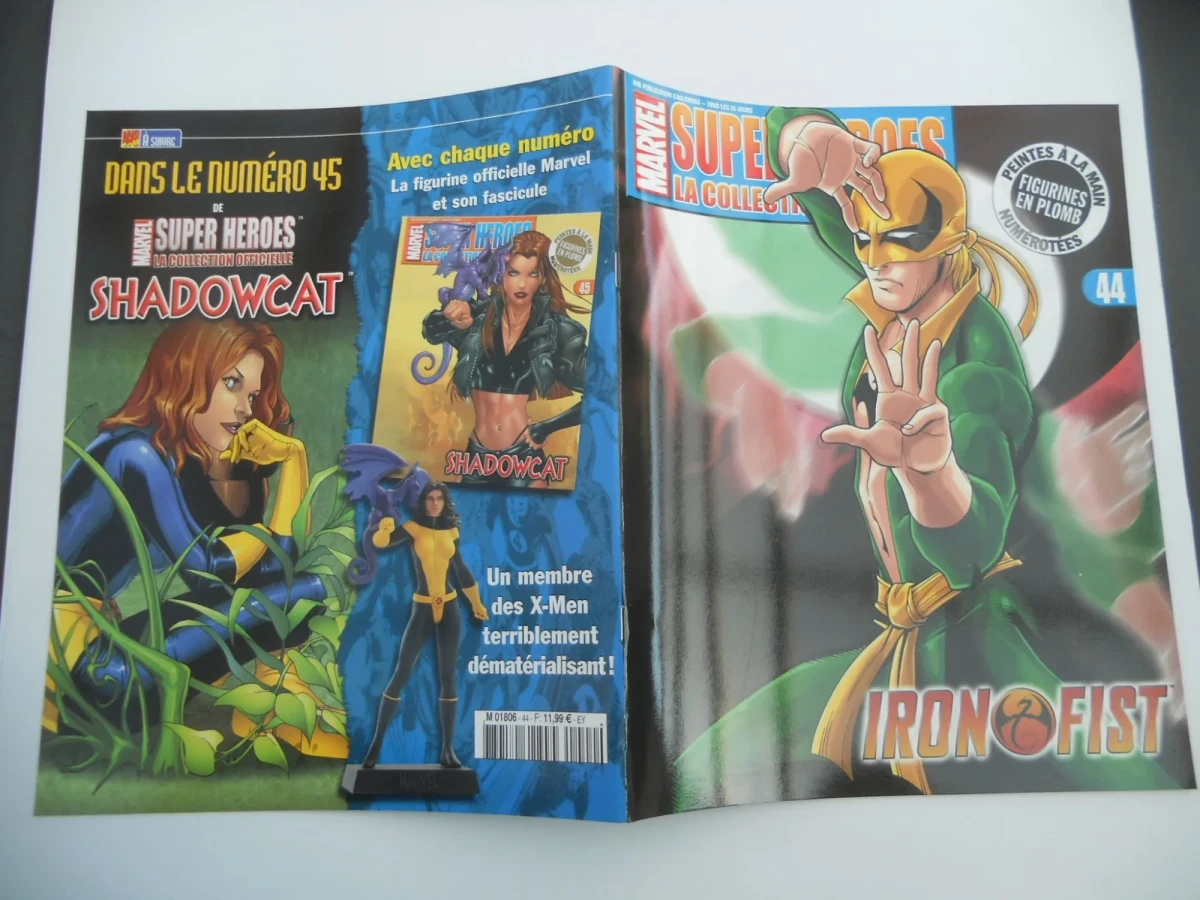 Marvel Super Héros - La Collection Officielle N° 44 Iron Fist  AVEC POSTER TBE