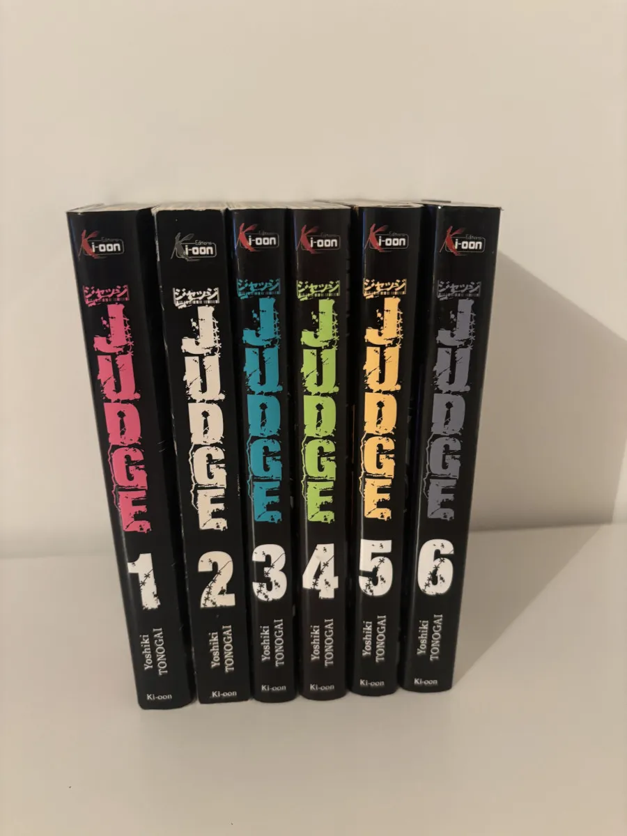 Judge - Tomes 1 à 6 - Édition Ki-oon - Bon état (manque jaquette tome 2)