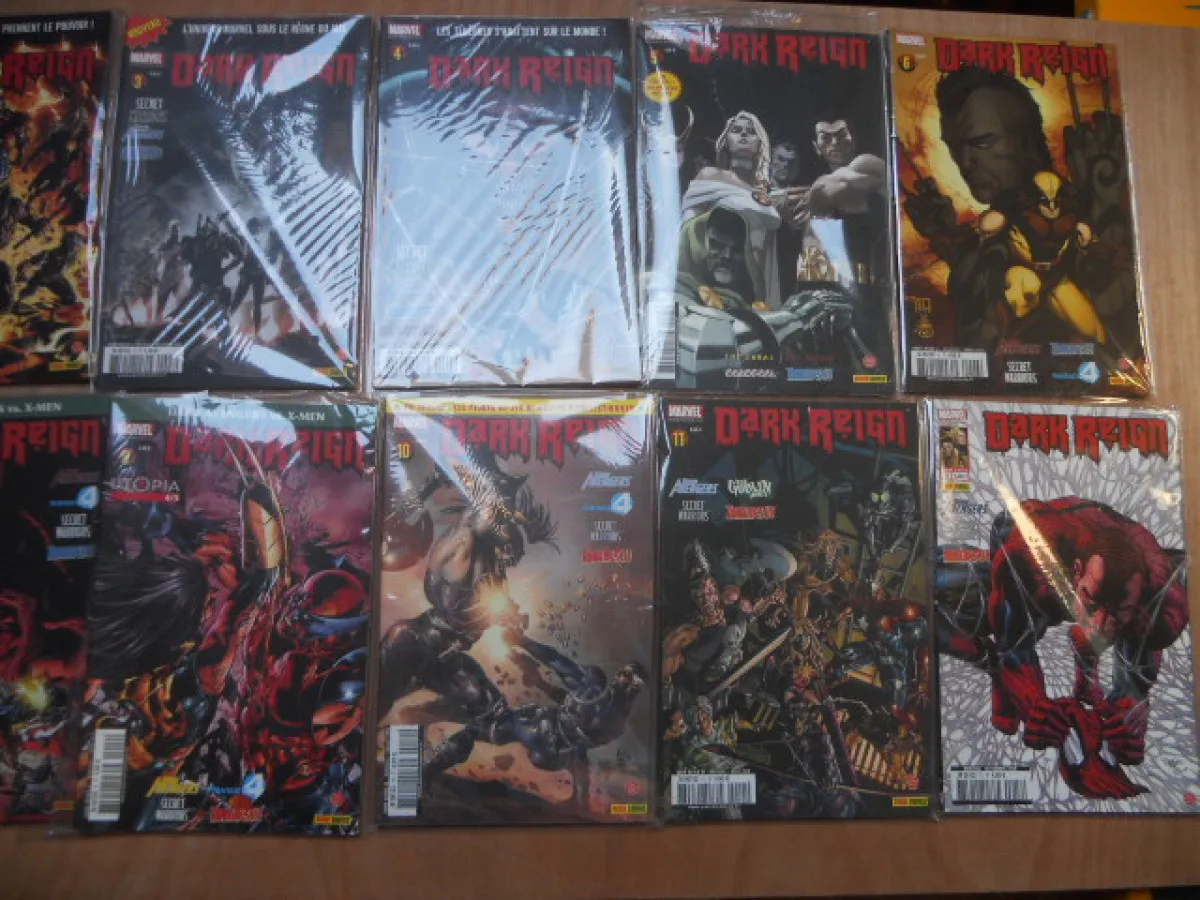 Dark Reign Lot De 12 Comics Du N° 1 Au N° 12 Ttbe