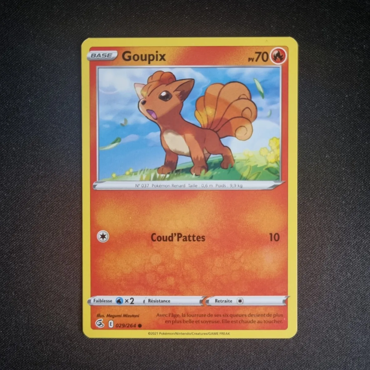 Carte Pokemon : Goupix - Poing de Fusion