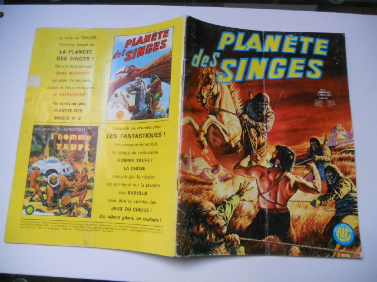 La Planète Des Singes N°2 Édition Lug Mars 1977