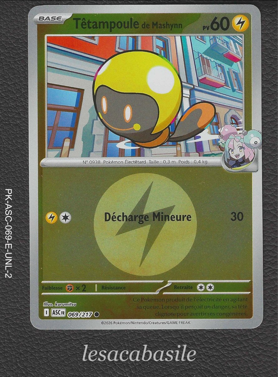 Têtampoule de Mashynn 069/217 reverse Energie - ME2.5 - Héros Transcendants (2026)