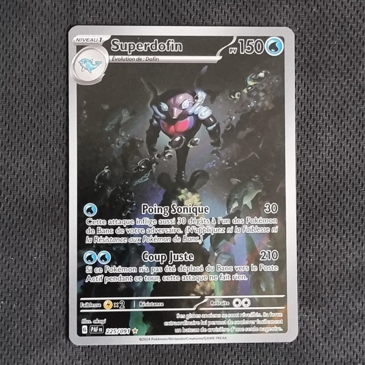 Carte pokemon Superdofin Rare 225/091 - Destinées de Paldea (2024)