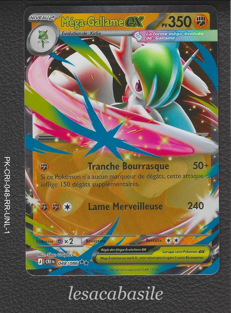 Méga-Gallame ex 048/086 RR - ME03 - Chaos Ascendant (2026)