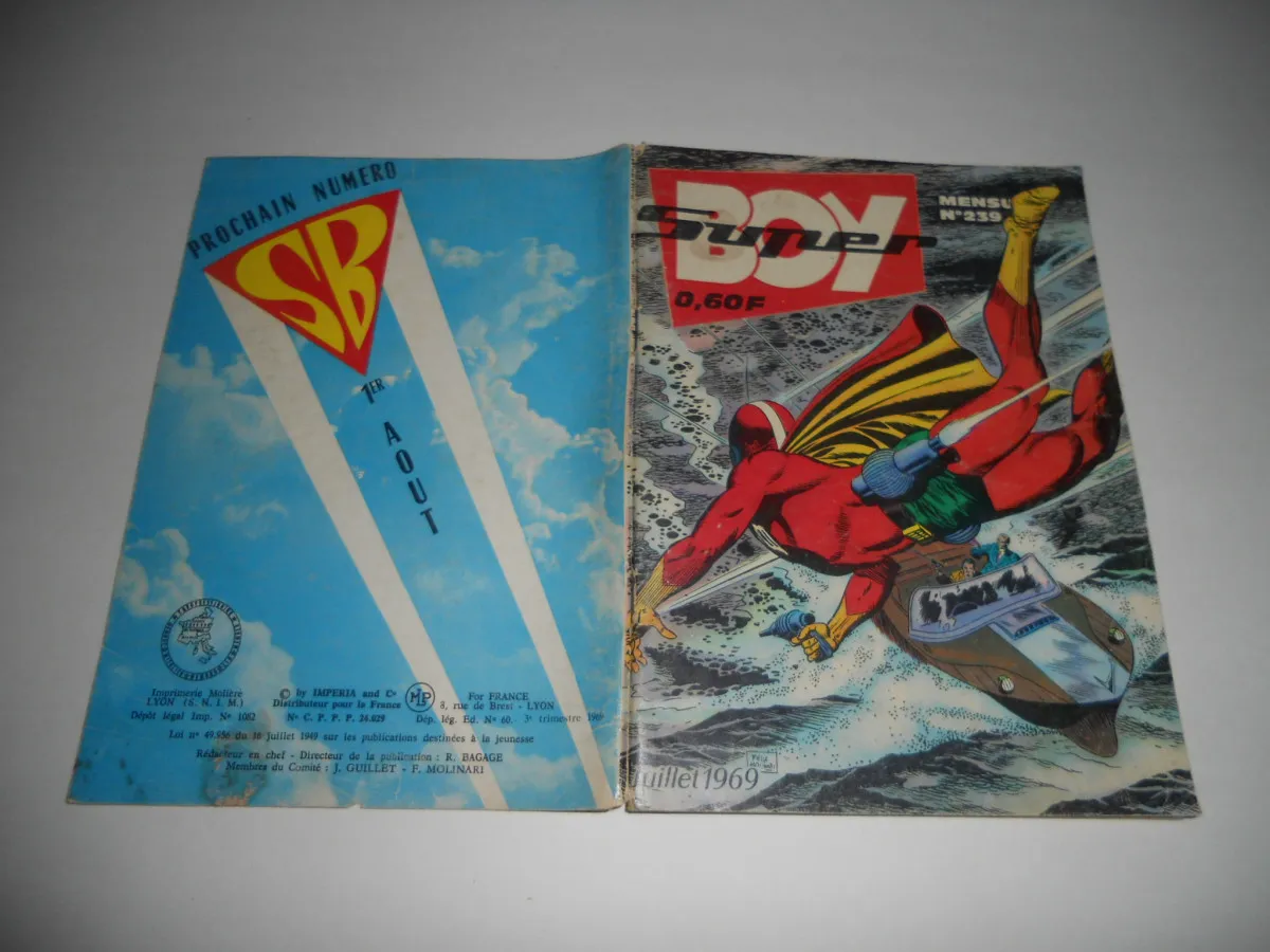 Superboy / Super Boy / N° 239  Juillet 1969 Be +