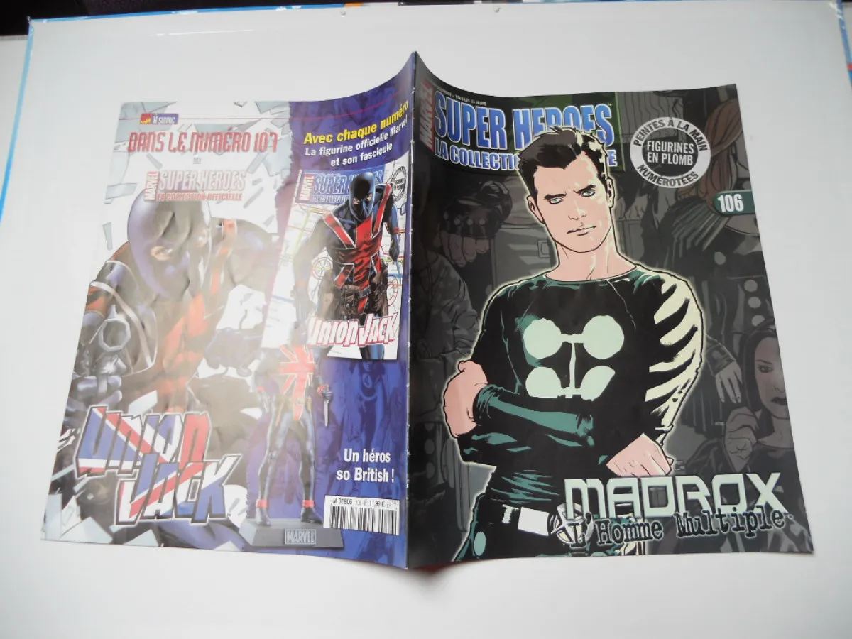 Fascicule Marvel Super Héroes La Collection Officielle N° 106 Madrox avec poster   (Revue Vendue Sans Figurine) Tbe C1