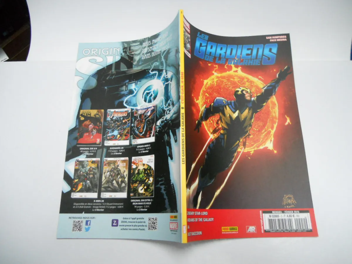 Les Gardiens De La Galaxie N° 2 ( Février 2015" C'est Clair, Je Gère " ( Legendary Star-Lord + Guardians Of The Galaxy + Nova + Rocket Raccoon TBE